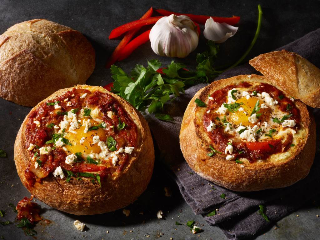 Bread Bowl Shakshuka