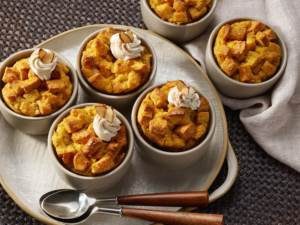 autumn squash bread pudding