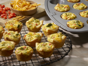 broccoli cheddar quiche bites