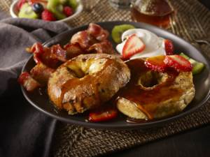 Panera Cinnamon Swirl Bagel French Toast