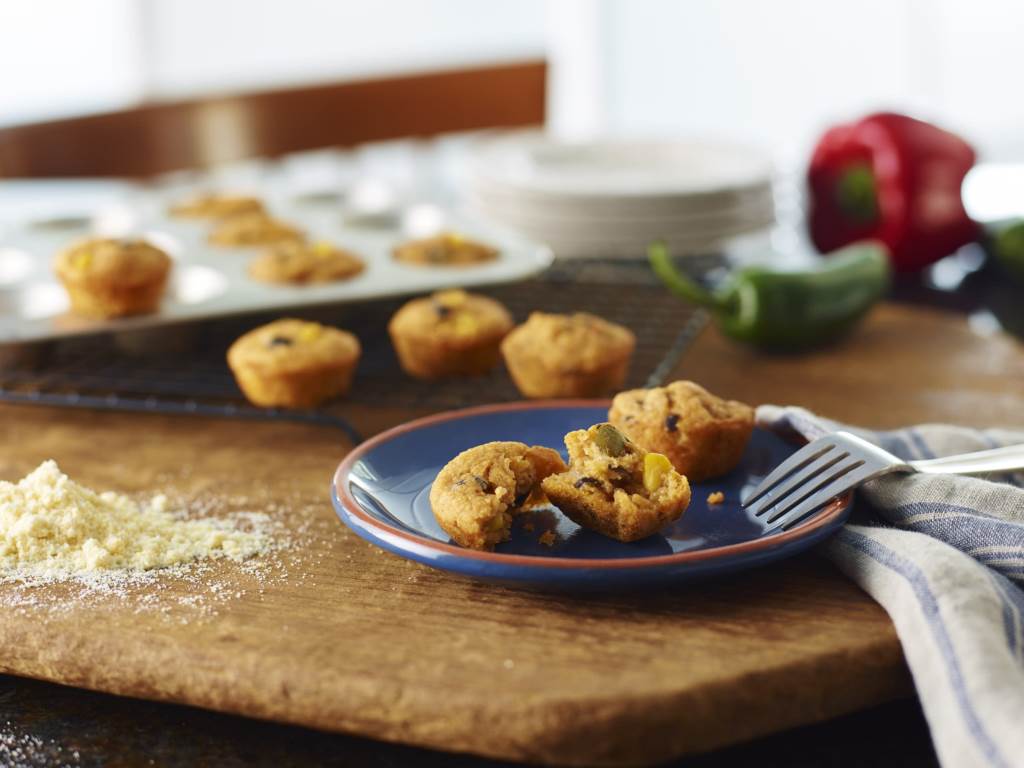 Chicken Enchilada Spoon Bread Bites